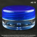 Caja Cosmética X 10 Gramos Tapa Rosca Azul