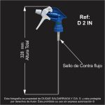 Pistola #28 Industrial Trigger Azul-Blanco - Image 3