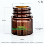 Pastillero X 30 ML Ámbar - Image 2