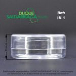 Pomo X 3 Gramos Base Cristal Tapa Presión - Image 2