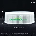 Tapa # 63 Estriada Blanca - Image 2