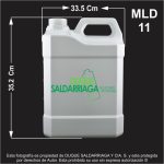 Garrafa X 10 Litros Blanca Recuperada Con Mirilla - Image 2