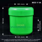 Pote X 120 ML Convexo Verde Aguacate - Image 2