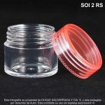 Pote X 10 ML Elite Transparente Tapa Rosada - Image 3