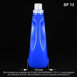 Envase X 2000 ML Oval Azul Con Tapa Dosificadora - Image 3