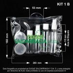 Kit viajero blanco para uso personal - Image 2