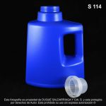 Envase X 3000 ML Oval Azul Con Tapa Dosificadora - Image 4