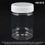 Envase X 120 ML Alimentos Cilíndrico Tapa Blanca