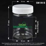 Envase X 120 ML Alimentos Cilíndrico Tapa Blanca - Image 2