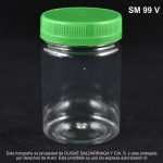 Envase X 120 ML Alimentos Cilíndrico Tapa Verde