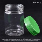 Envase X 120 ML Alimentos Cilíndrico Tapa Verde - Image 3