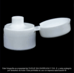 Tapa # 28 Flip Top Blanca Encartonada