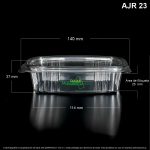 Contenedor X 8 Onzas Con Tapa Plana - Image 2