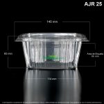 Contenedor X 16 Onzas Con Tapa Plana - Image 2