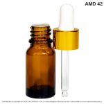 Gotero X 20 ML  Ámbar Tapa Dorada - Image 3