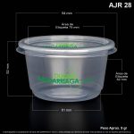 Cubeta X 6 Onzas Con Tapa Plana - Image 2