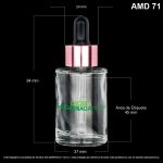 Gotero X 30 ML Tapa Oro Rosa - Image 2