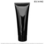 Envase Colapsible X 170 ML Cerrado Negro Con Tapa