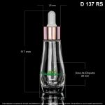 Frasco X 30 ML Casquete Rosa Goma Blanca - Image 2