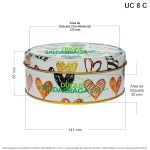 Caja Para Alimentos Corazones - Image 2