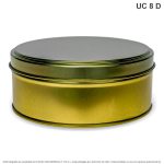 Caja Para Alimentos Dorada