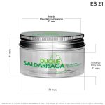 Pote X 100 ML Tapa Plata - Image 2