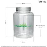 Envase X 240 ML Cilindrico Transparente - Image 2