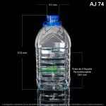 Garrafa X 5000 ML Cuadrada Con Aza