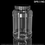 Bombonera X 1500 ML Redonda Tapa Negro
