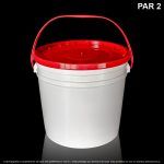 Cuñete X 1 Galón Blanco Original Tapa Roja