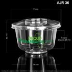 Copa Veneciana Flex X 3 Onzas Transparente - Image 2