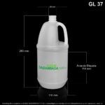Garrafa X 2000 ML Cilíndrico Natural 86 Gramos - Image 2