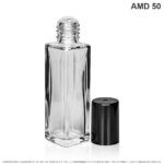 Dosificador X 7 ML Cuadrado Tapa Negra