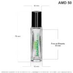 Dosificador X 7 ML Cuadrado Tapa Negra - Image 2